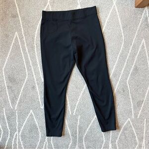 American Giant Black Ponte Stretch Skinning Legging Pants